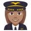Woman pilot: medium skin tone :woman_pilot_tone3: ð©ðœââïž