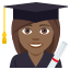 Woman student: medium-dark skin tone :woman_student_tone4: ð©ðŸâð
