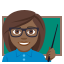 Woman teacher: medium-dark skin tone :woman_teacher_tone4: ð©ðŸâð«