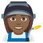Woman factory worker: medium-dark skin tone :woman_factory_worker_tone4: ð©ðŸâð
