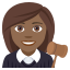 Woman judge: medium-dark skin tone :woman_judge_tone4: ð©ðŸââïž