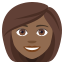 Woman: medium-dark skin tone :woman_tone4: ð©ðŸ