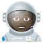 Woman astronaut: dark skin tone :woman_astronaut_tone5: ð©ð¿âð