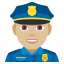 Police officer: medium-light skin tone :police_officer_tone2: ð®ðŒ