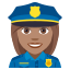 Woman police officer: medium skin tone :woman_police_officer_tone3: ð®ðœââïž