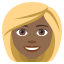 Blond-haired woman: medium-dark skin tone :blond-haired_woman_tone4: ð±ðŸââïž