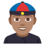 Man with Chinese cap: medium skin tone :man_with_chinese_cap_tone3: ð²ðœ