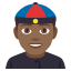 Man with Chinese cap: medium-dark skin tone :man_with_chinese_cap_tone4: ð²ðŸ