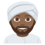 Person wearing turban: medium-dark skin tone :person_wearing_turban_tone4: ð³ðŸ