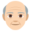 Old man: light skin tone :older_man_tone1: ðŽð»