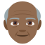 Old man: medium-dark skin tone :older_man_tone4: ðŽðŸ