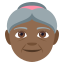Old woman: medium-dark skin tone :older_woman_tone4: ðµðŸ