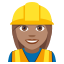 Woman construction worker: medium skin tone :woman_construction_worker_tone3: ð·ðœââïž