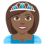 Princess: medium-dark skin tone :princess_tone4: ðžðŸ