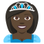 Princess: dark skin tone :princess_tone5: ðžð¿