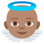 Baby angel: medium skin tone :angel_tone3: ðŒðœ