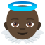 Baby angel: dark skin tone :angel_tone5: ðŒð¿