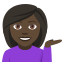 Person tipping hand: dark skin tone :person_tipping_hand_tone5: ðð¿