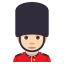 Guard: light skin tone :guard_tone1: ðð»