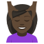 Person getting massage: dark skin tone :person_getting_massage_tone5: ðð¿