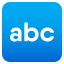 Input latin letters :abc: ð€