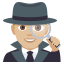 Detective: medium-light skin tone :detective_tone2: ðµðŒ