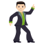 Man dancing: light skin tone :man_dancing_tone1: ðºð»