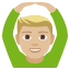 Man gesturing OK: medium-light skin tone :man_gesturing_ok_tone2: ððŒââïž