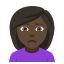 Person frowning: dark skin tone :person_frowning_tone5: ðð¿