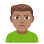 Man pouting: medium skin tone :man_pouting_tone3: ððœââïž