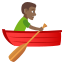 Man rowing boat: medium-dark skin tone :man_rowing_boat_tone4: ð£ðŸââïž