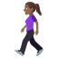 Woman walking: medium-dark skin tone :woman_walking_tone4: ð¶ðŸââïž