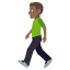 Person walking: medium-dark skin tone :person_walking_tone4: ð¶ðŸ