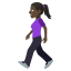 Woman walking: dark skin tone :woman_walking_tone5: ð¶ð¿ââïž