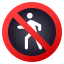 No pedestrians :no_pedestrians: ð·