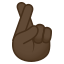 Crossed fingers: dark skin tone :fingers_crossed_tone5: ð€ð¿