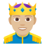 Prince: medium-light skin tone :prince_tone2: ð€ŽðŒ