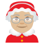 Mrs. Claus: medium-light skin tone :mrs_claus_tone2: ð€¶ðŒ