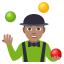 Man juggling: medium skin tone :man_juggling_tone3: ð€¹ðœââïž
