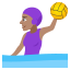 Woman playing water polo: medium skin tone :woman_playing_water_polo_tone3: ð€œðœââïž