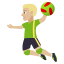 Man playing handball: medium-light skin tone :man_playing_handball_tone2: ð€ŸðŒââïž