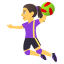 Woman playing handball :woman_playing_handball: ð€Ÿââïž