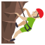 Man climbing: medium-light skin tone :man_climbing_tone2: ð§ðŒââïž
