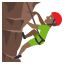 Man climbing: medium-dark skin tone :man_climbing_tone4: ð§ðŸââïž