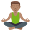 Man in lotus position: medium skin tone :man_in_lotus_position_tone3: ð§ðœââïž