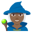 Эмодзи 🧙🏾 EmojiOne