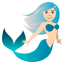 Эмодзи 🧜🏻 EmojiOne