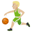 Man bouncing ball: medium-light skin tone :man_bouncing_ball_tone2: â¹ðŒââïž