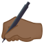 Writing hand: medium-dark skin tone :writing_hand_tone4: âðŸ