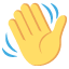 waving hand sign